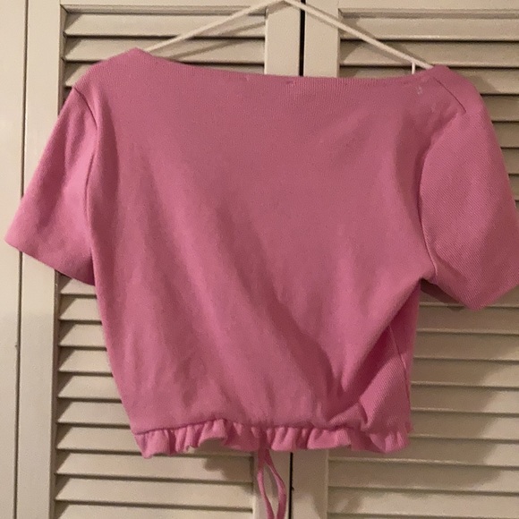 Pretty in Pink little Crop from Zara. So Cute! - Picture 2 of 4